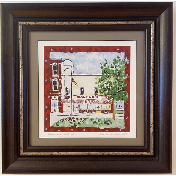 Other - Tania Knudsen Dream Big Signed Numbered 108/250 Walton's Art Print Framed 2008